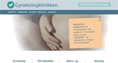 Desktop Screenshot of gynekologklinikken.no